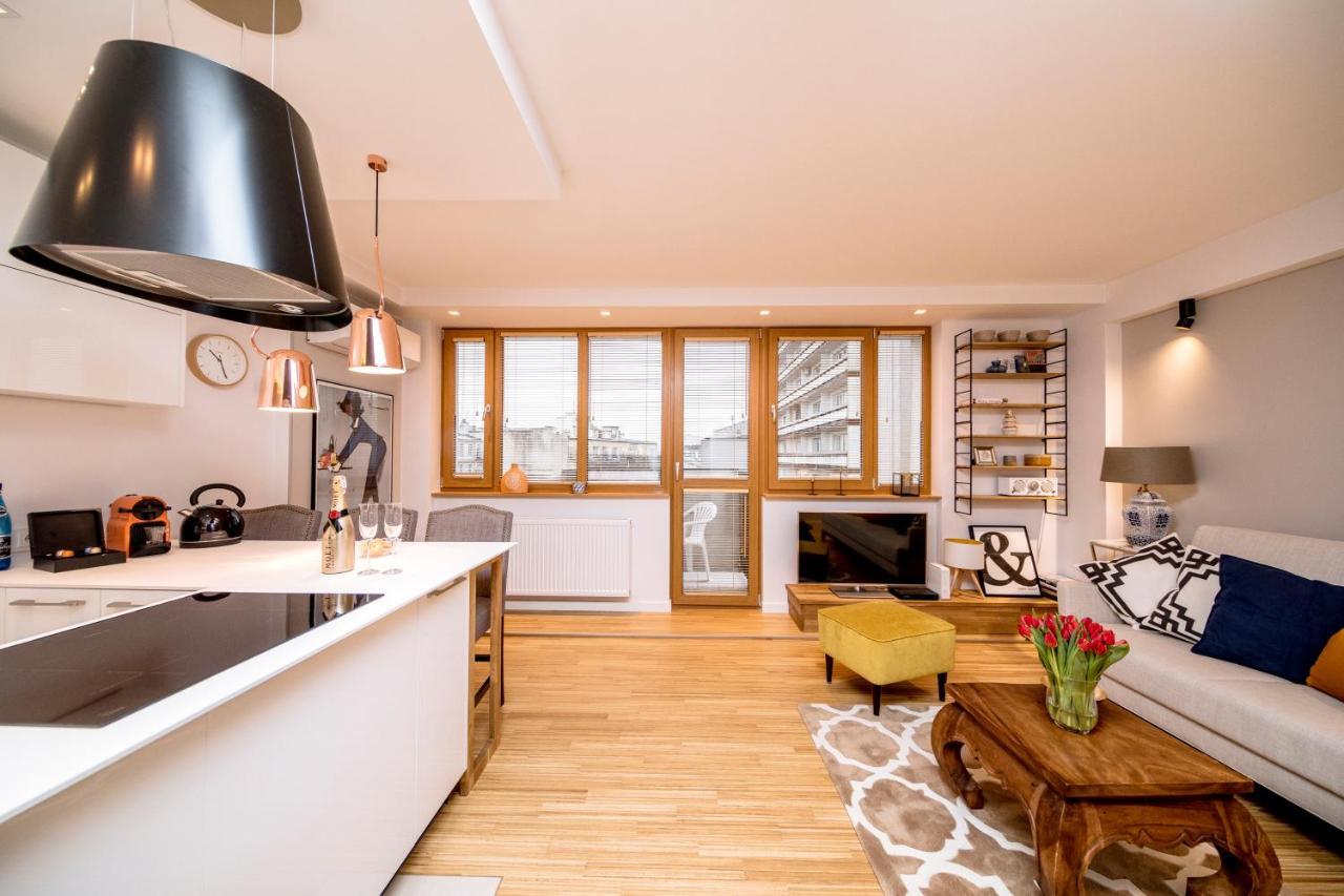 Golden Apartment With Air Condition By Your Freedom 바르샤바 외부 사진